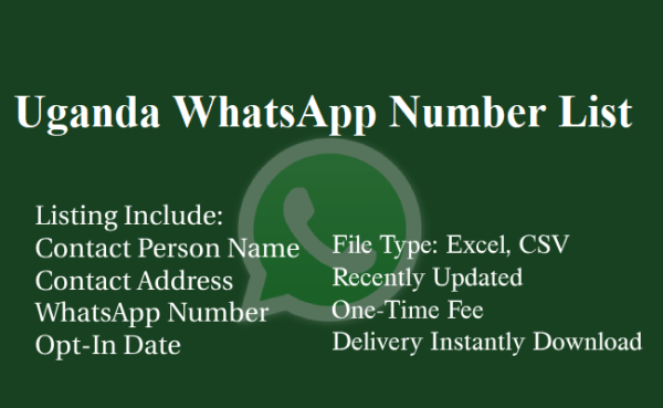 Uganda whatsapp number database