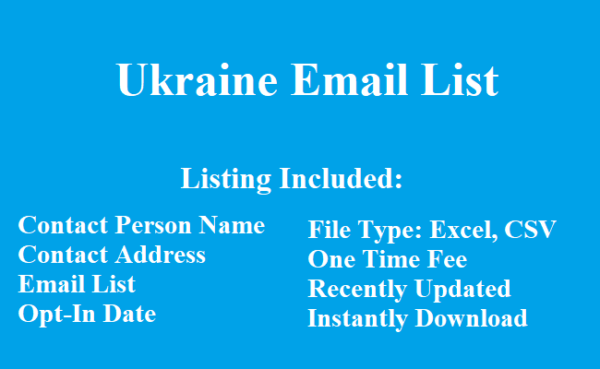 Ukraine email list