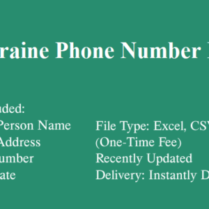 Ukraine phone number database