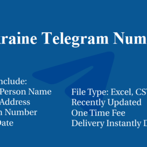 Ukraine telegram database