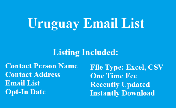 Uruguay email list