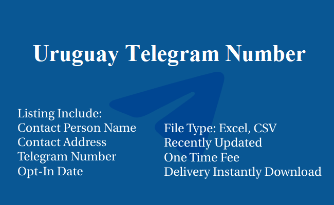 Uruguay Telegram Number