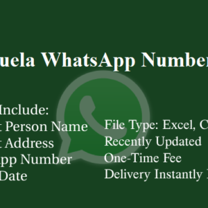 Venezuela whatsapp database