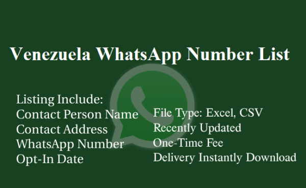 Venezuela whatsapp database