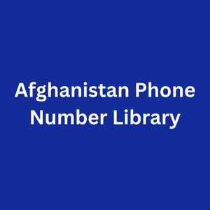 Afghanistan Phone Number Library