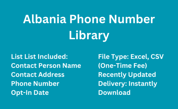 Albania phone number library