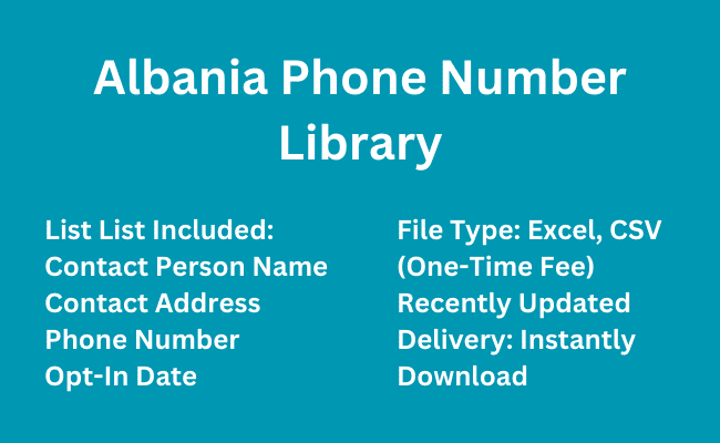 Albania Phone Number Library