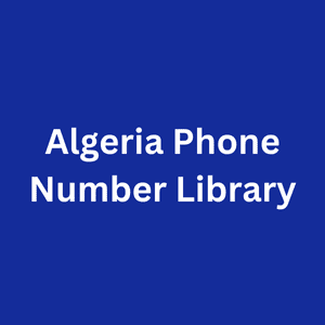 Algeria Phone Number Library