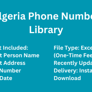 Algeria phone number library