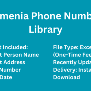 Armenia phone number library