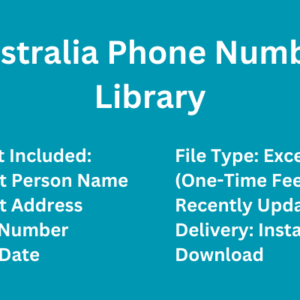 Australia phone number library