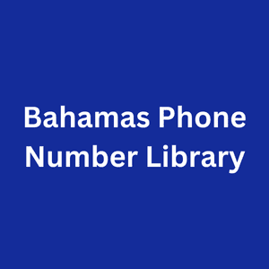 Bahamas Phone Number Library