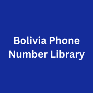 Bolivia Phone Number Library