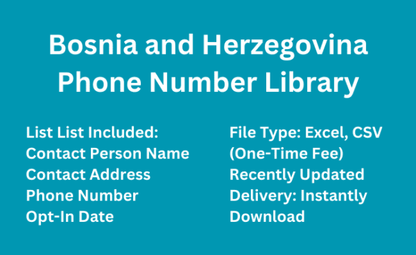 Bosnia and Herzegovina phone number library