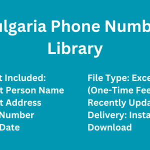 Bulgaria phone number library