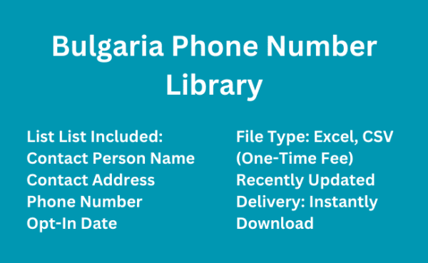 Bulgaria phone number library