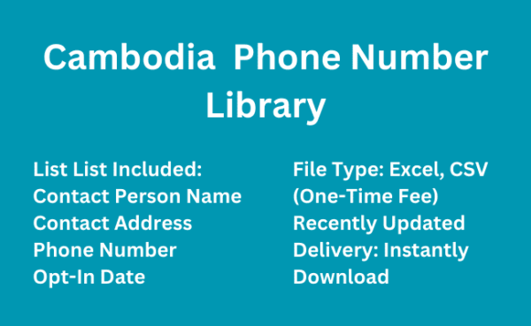 Cambodia phone number library