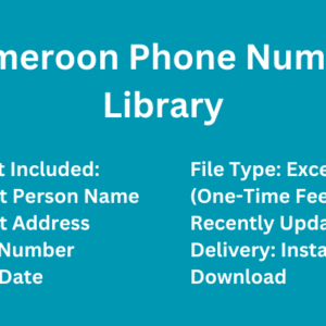 Cameroon phone number library