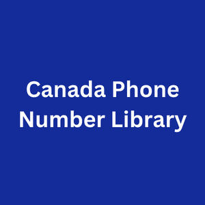 Canada Phone Number Library