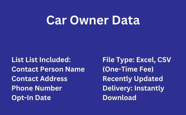 Car Owner Data