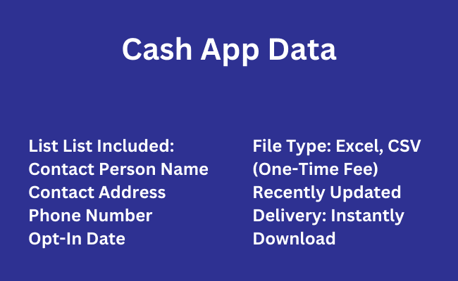 Cash App Data