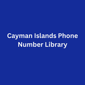 Cayman Islands Phone Number Library