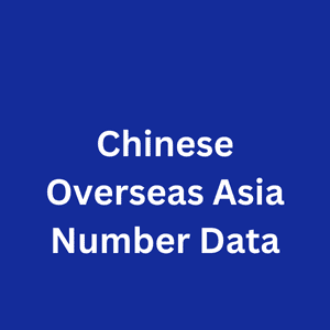 Chinese Overseas Asia Number Data