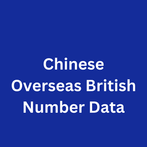 Chinese Overseas British Number Data