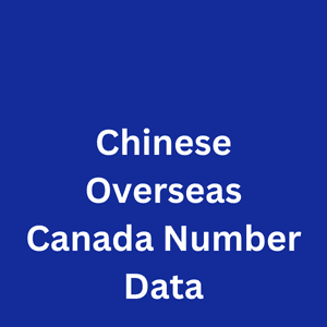 Chinese Overseas Canada Number Data