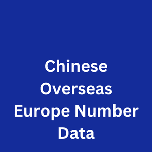 Chinese Overseas Europe Number Data