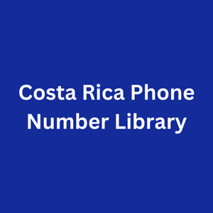 Costa Rica Phone Number Library