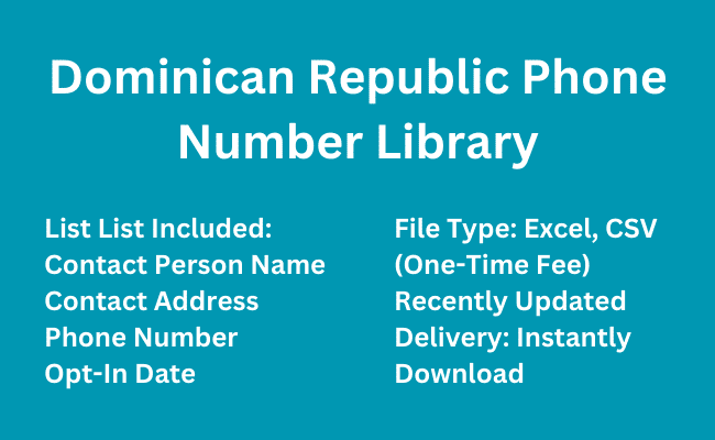 Dominican Republic Phone Number Library