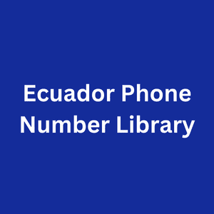 Ecuador Phone Number Library