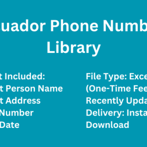 Ecuador phone number library