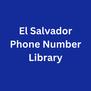 El Salvador Phone Number Library