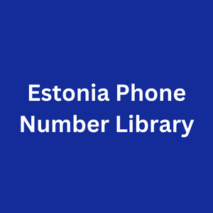 Estonia Phone Number Library