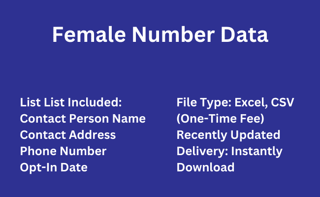 Female Number Data