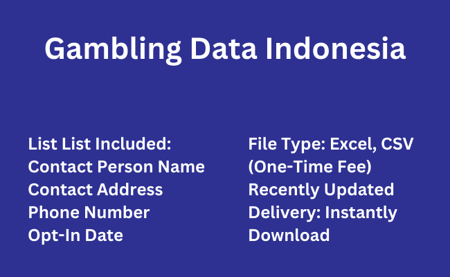 Gambling Data Indonesia