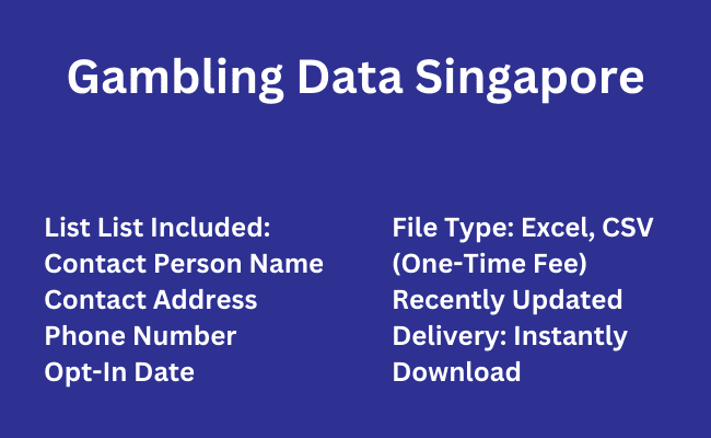 Gambling Data Singapore