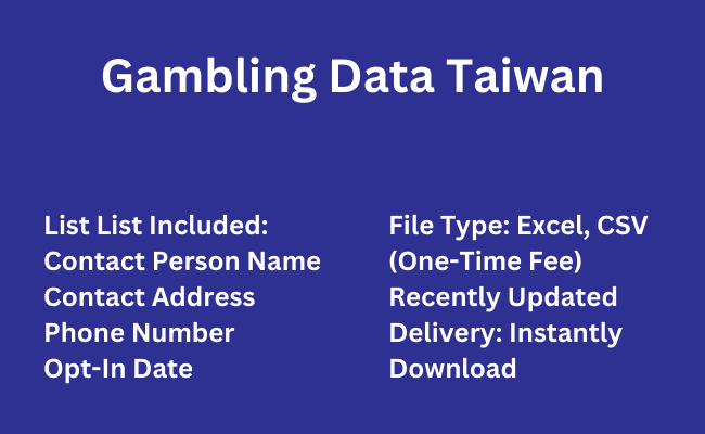 Gambling Data Taiwan