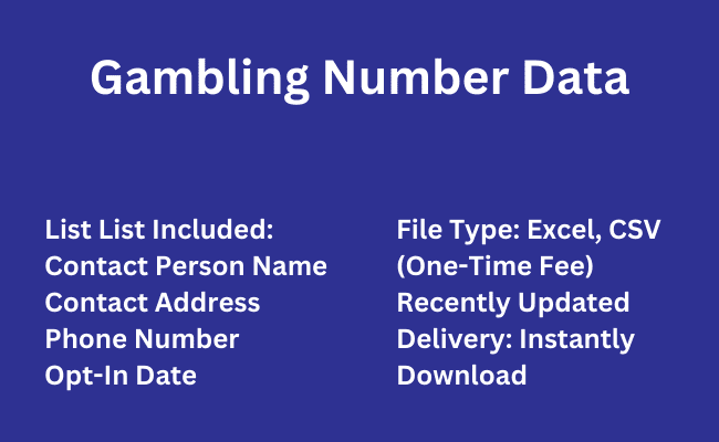 Gambling Number Data