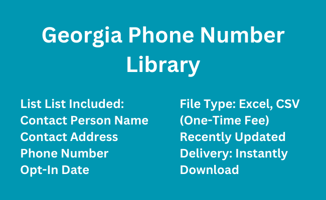 Georgia Phone Number Library