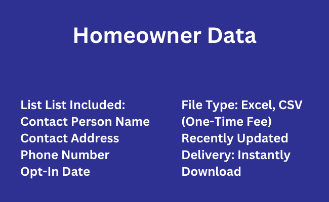 Homeowner Data