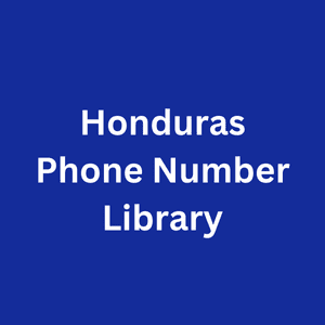 Honduras Phone Number Library