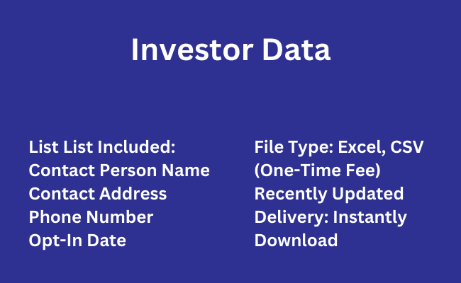 Investor Data