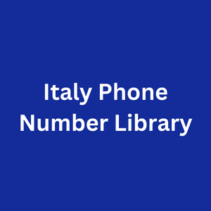 Italy Phone Number Library