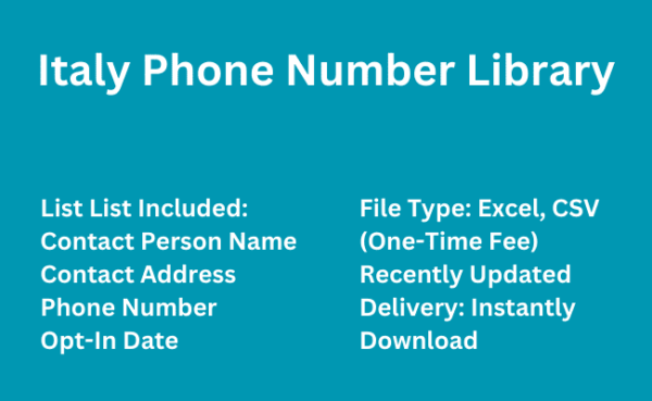 Italy phone number library