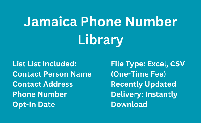 Jamaica phone number library