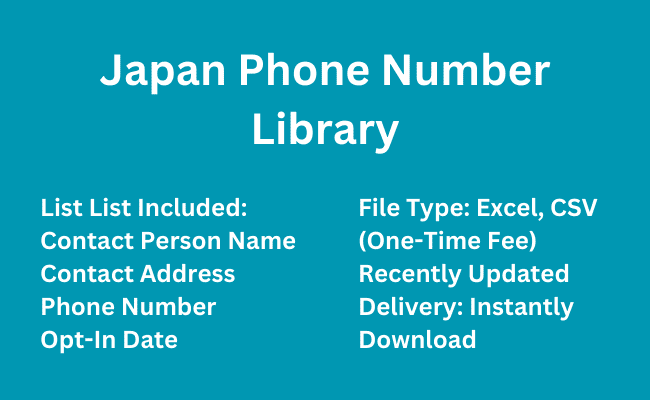 Japan Phone Number Library