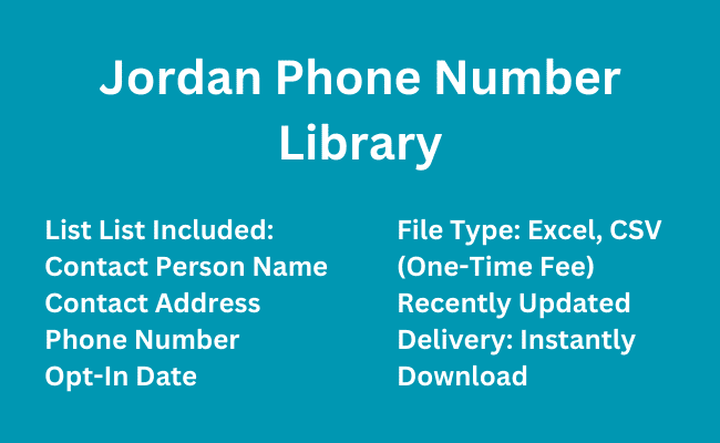 Jordan Phone Number Library